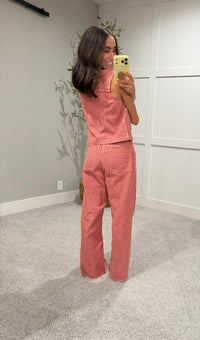 Big Red Gingham Pants