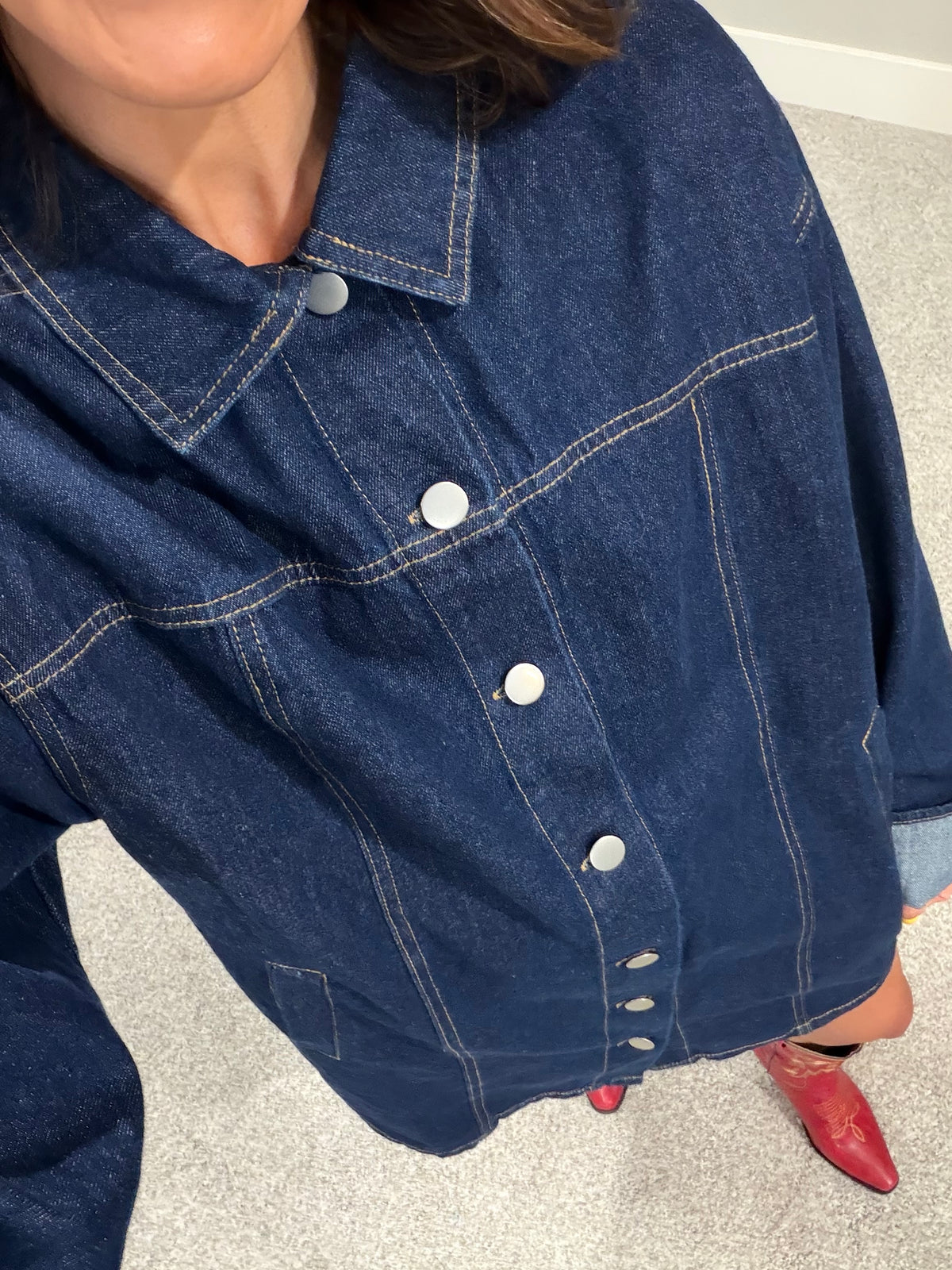 The Abagail Denim Dress | Indigo