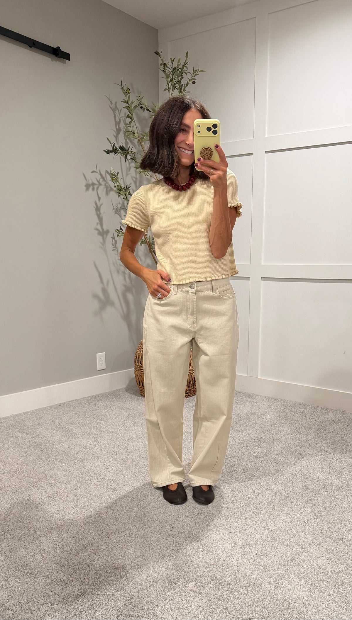 Elevated Essential Top | Butter Cream