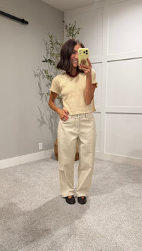 Elevated Essential Top | Butter Cream