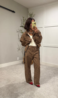 The Jo Jo Polka Dot Pants | Cocoa/Black