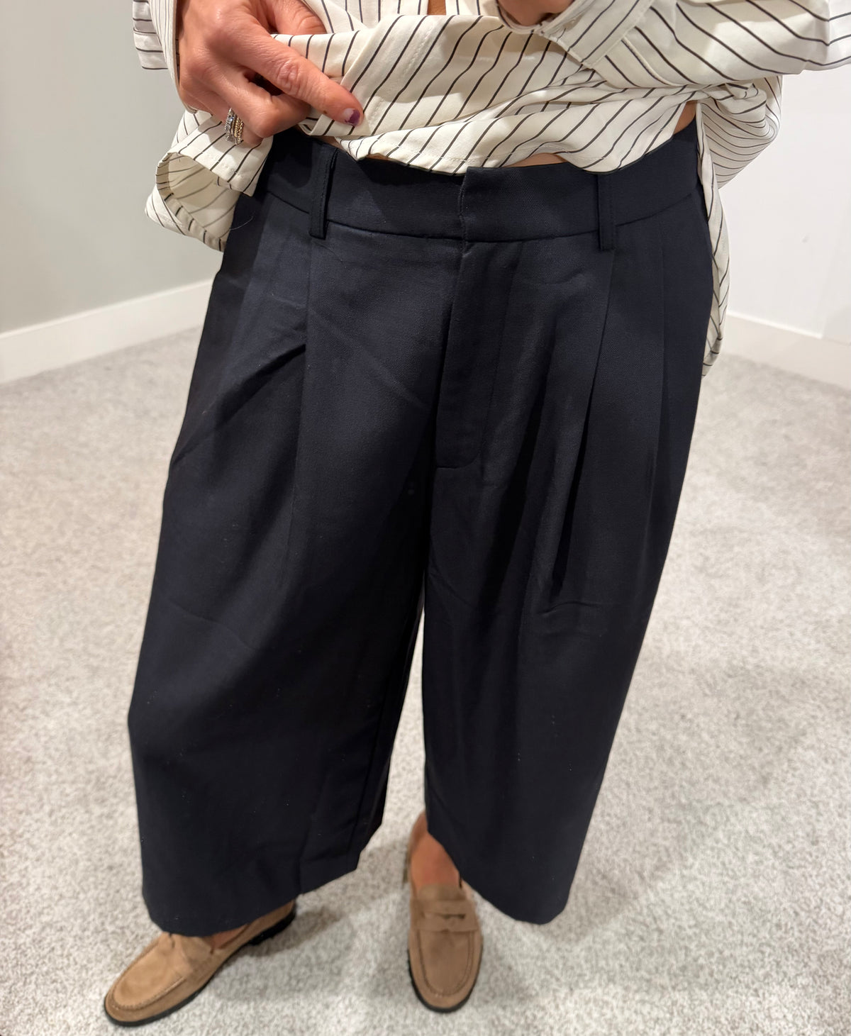 The Trouser Long Short | Charcoal