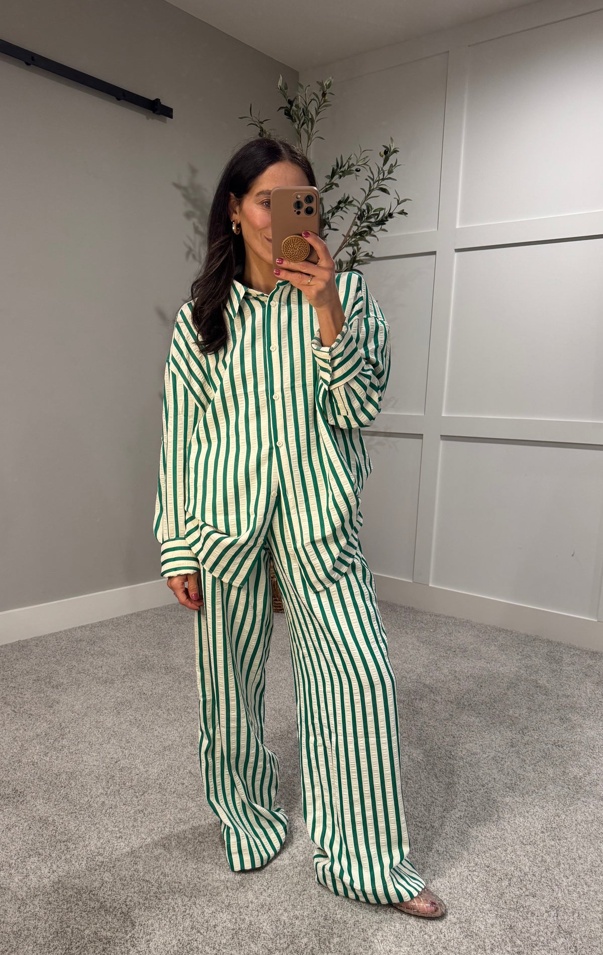 Hamptons Set | Green Stripe