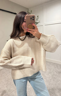 Beach Sweater | Stone