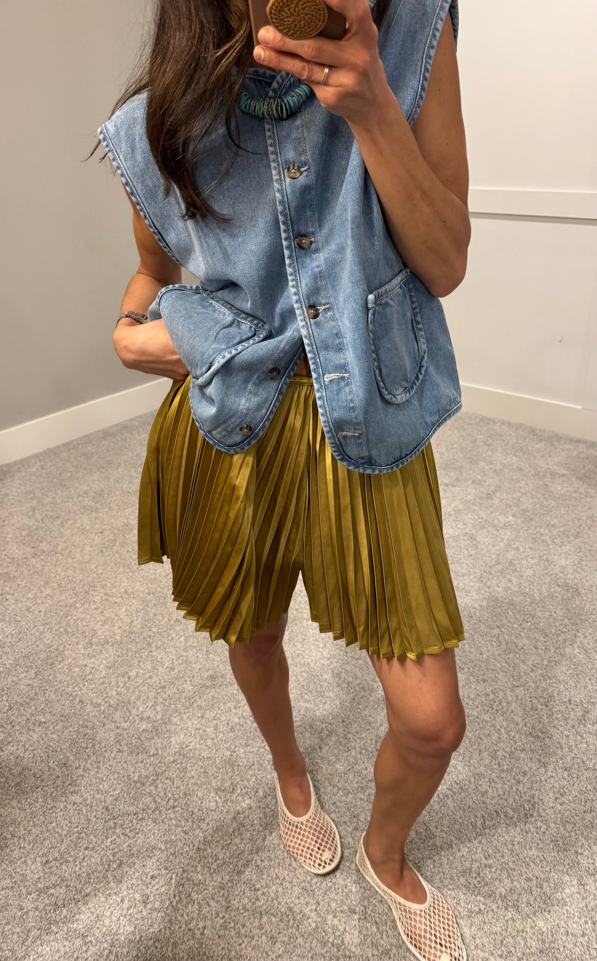 Golden Hour Olive Shorts