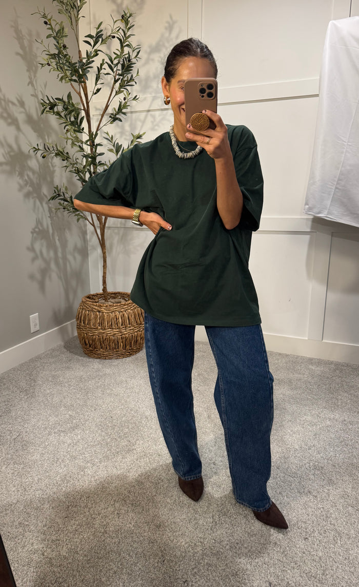 Perfectly Oversized Tee | Hunter Green