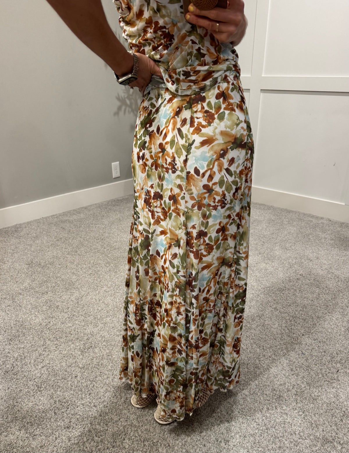 Ditsy Floral Skirt