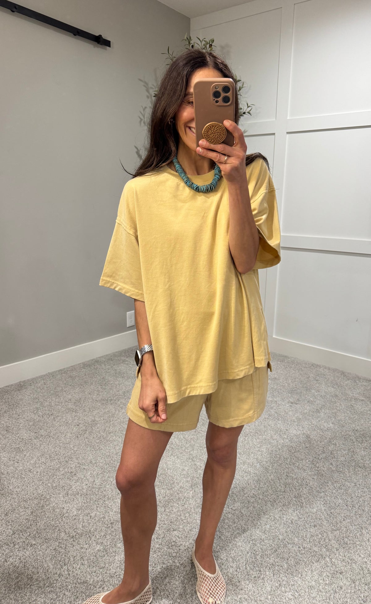 Everday Oversized Tee & Shorts SET | Dandelion