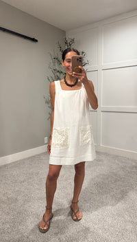 Lilly Linen Dress | Ivory