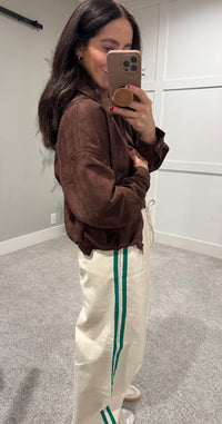 Sasha Suede Jacket | Brown