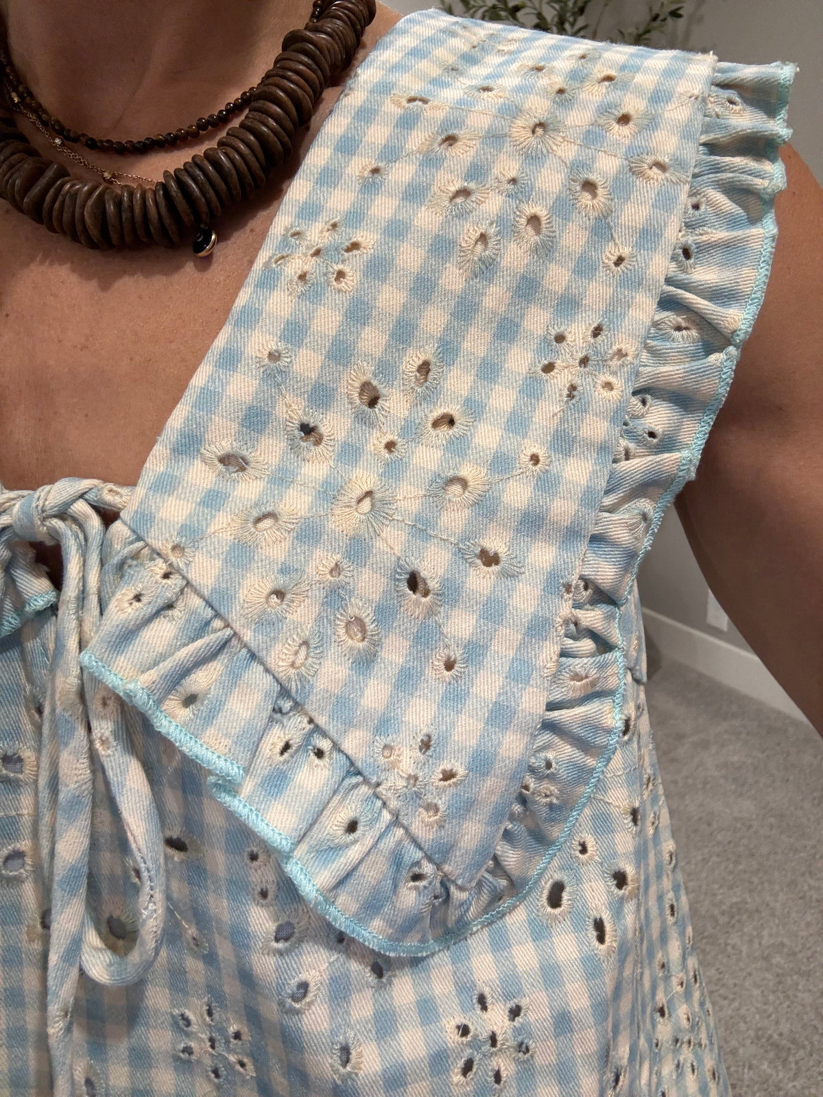 Eyelet Dress | Blue