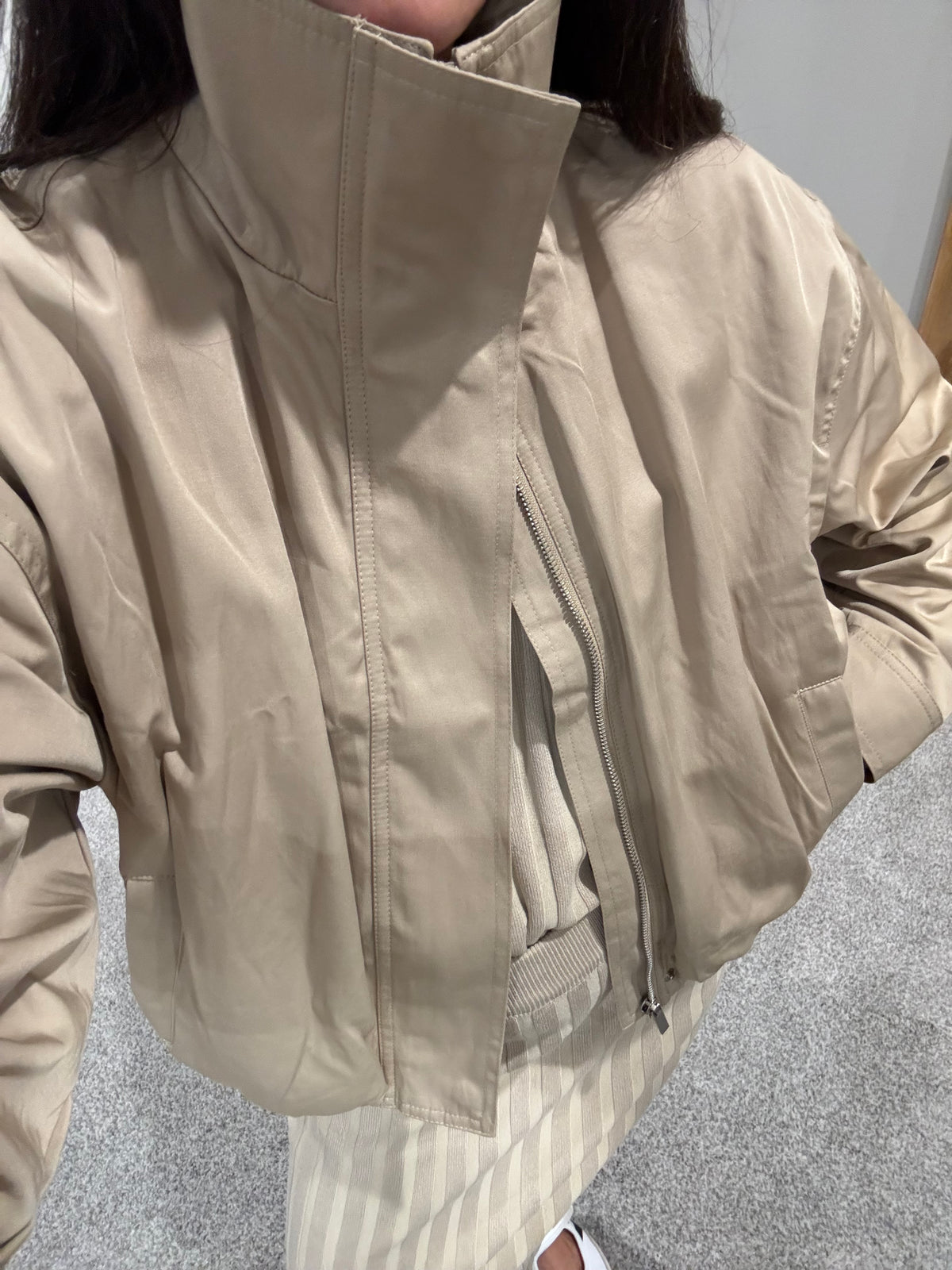 The New York Mock Neck Jacket