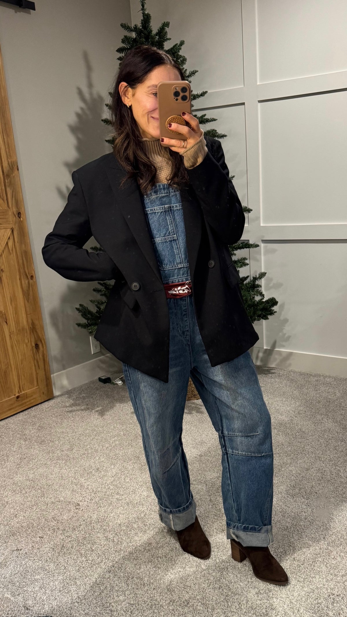 Sammy Relaxed Fit Overalls | Denim