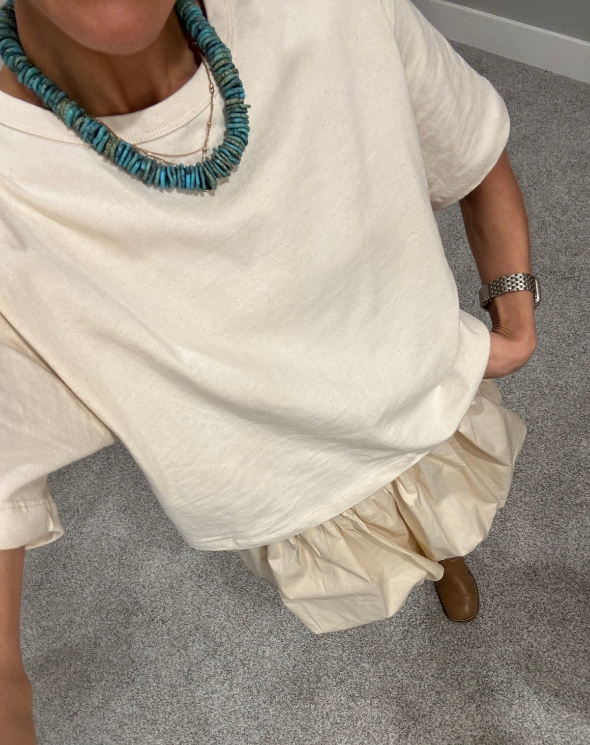 The Linen Top | Cream
