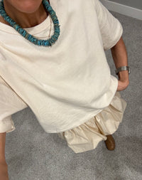 The Linen Top | Cream