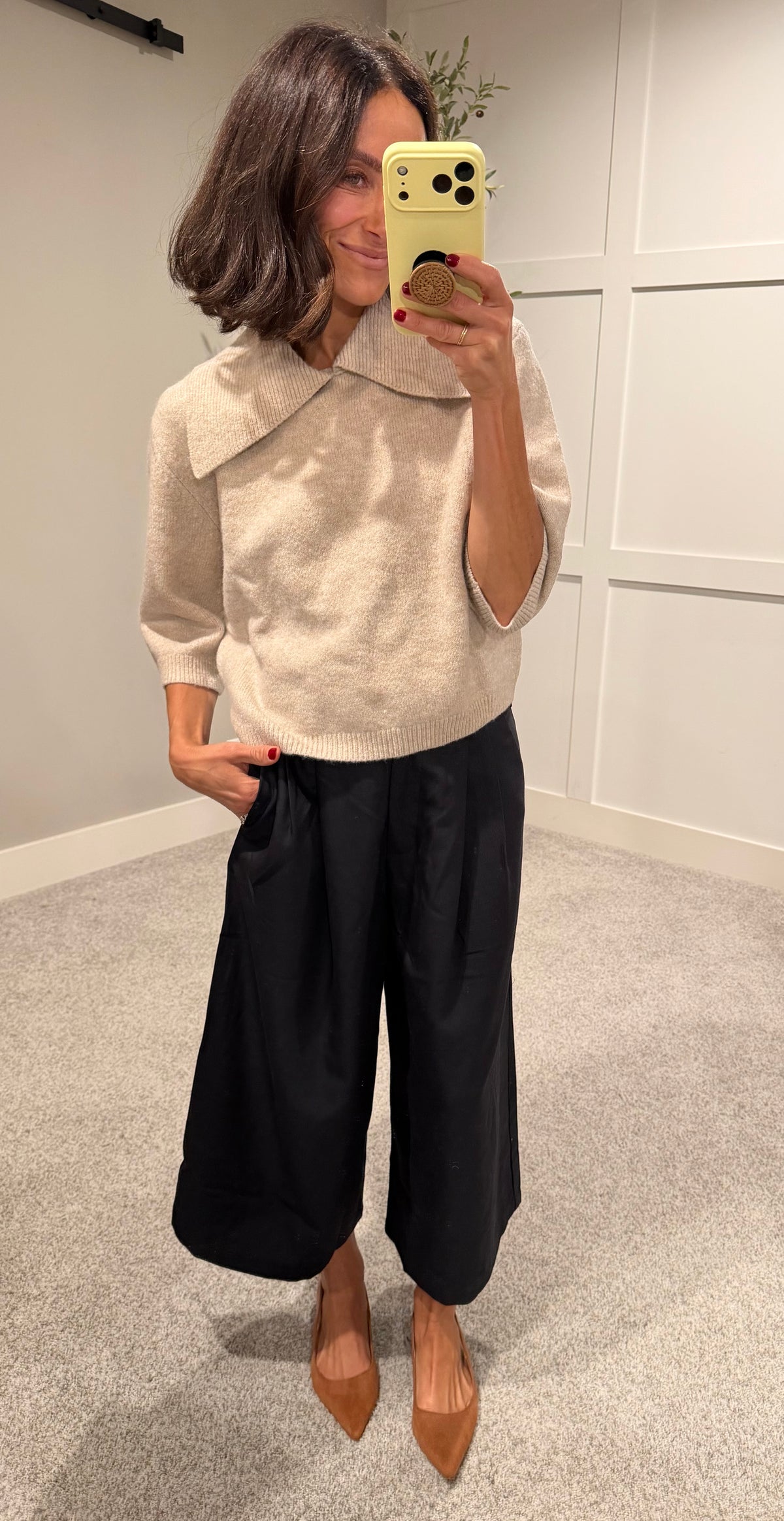 The Trouser Long Short | Charcoal