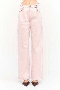 Gabrie Denim Pants | Dusty Rose