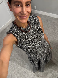 Neily Gingham Maxi | Black