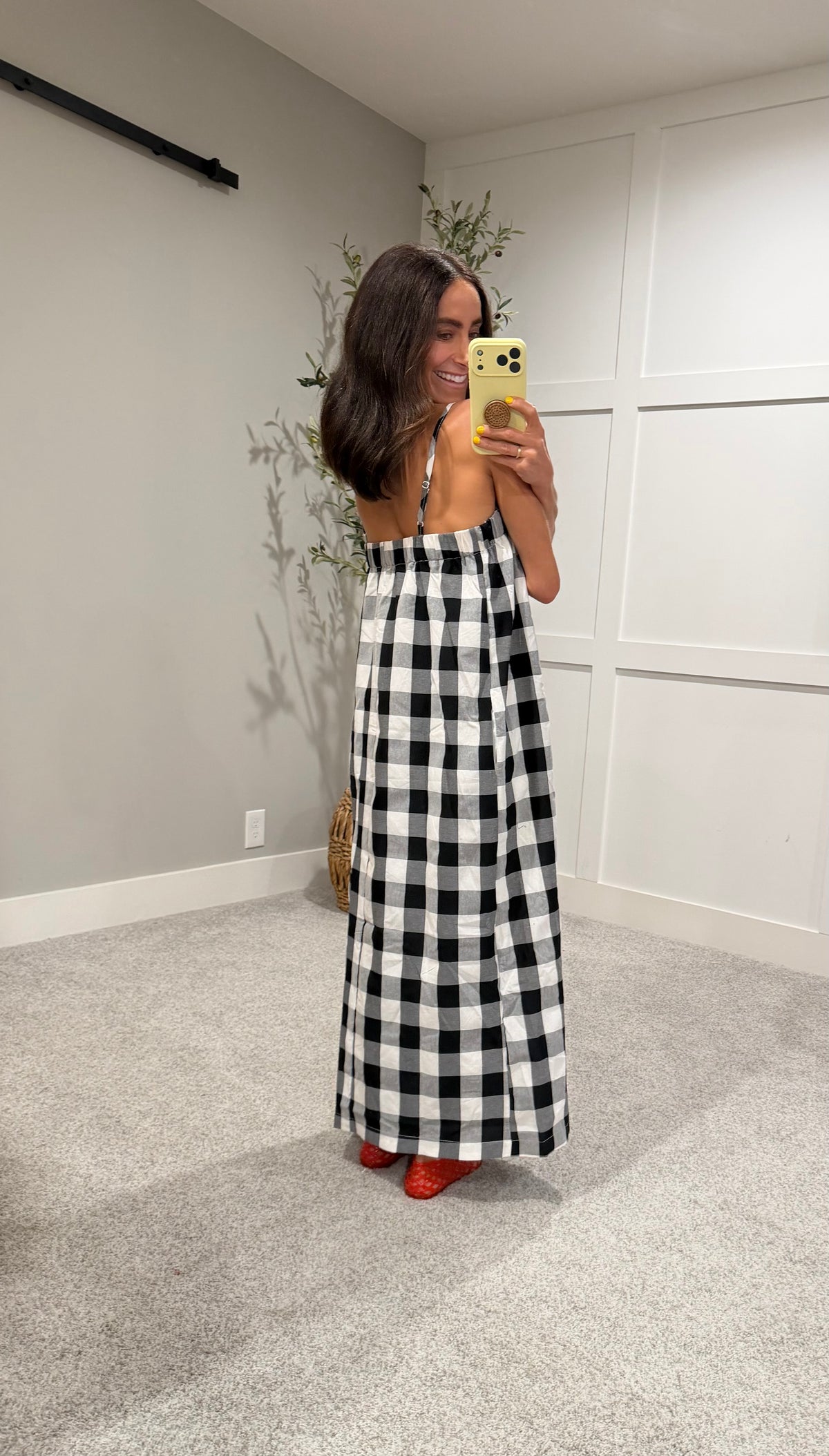 The Osborne Dress | Black/White