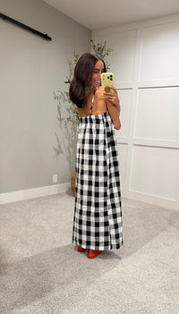 The Osborne Dress | Black/White