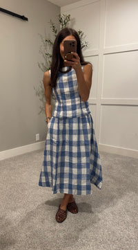 Buthaineh Gingham Skirt