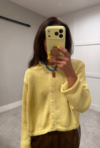 Aya Cardigan | Yellow