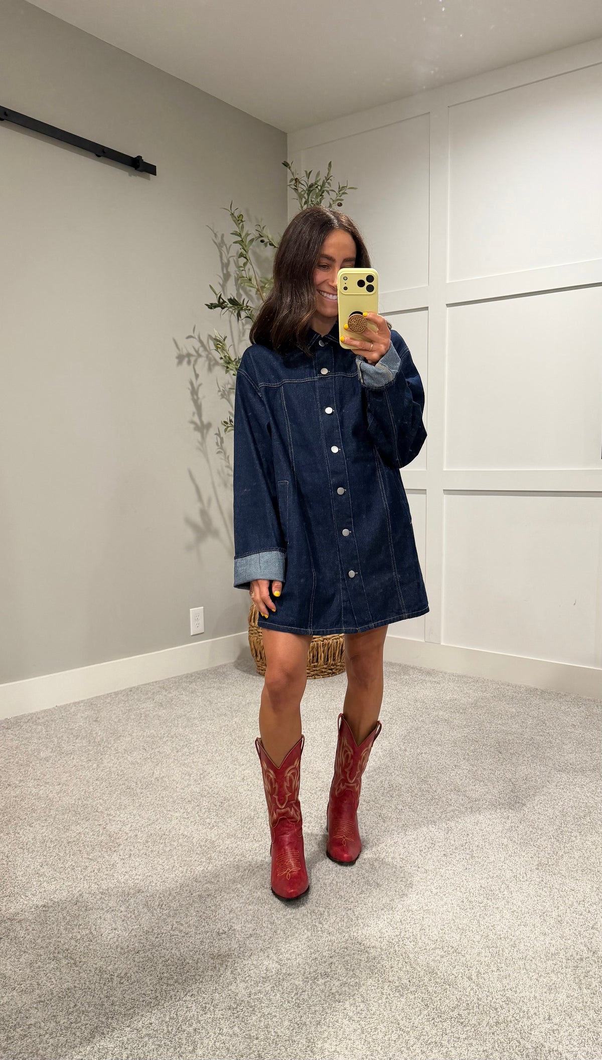 The Abagail Denim Dress | Indigo