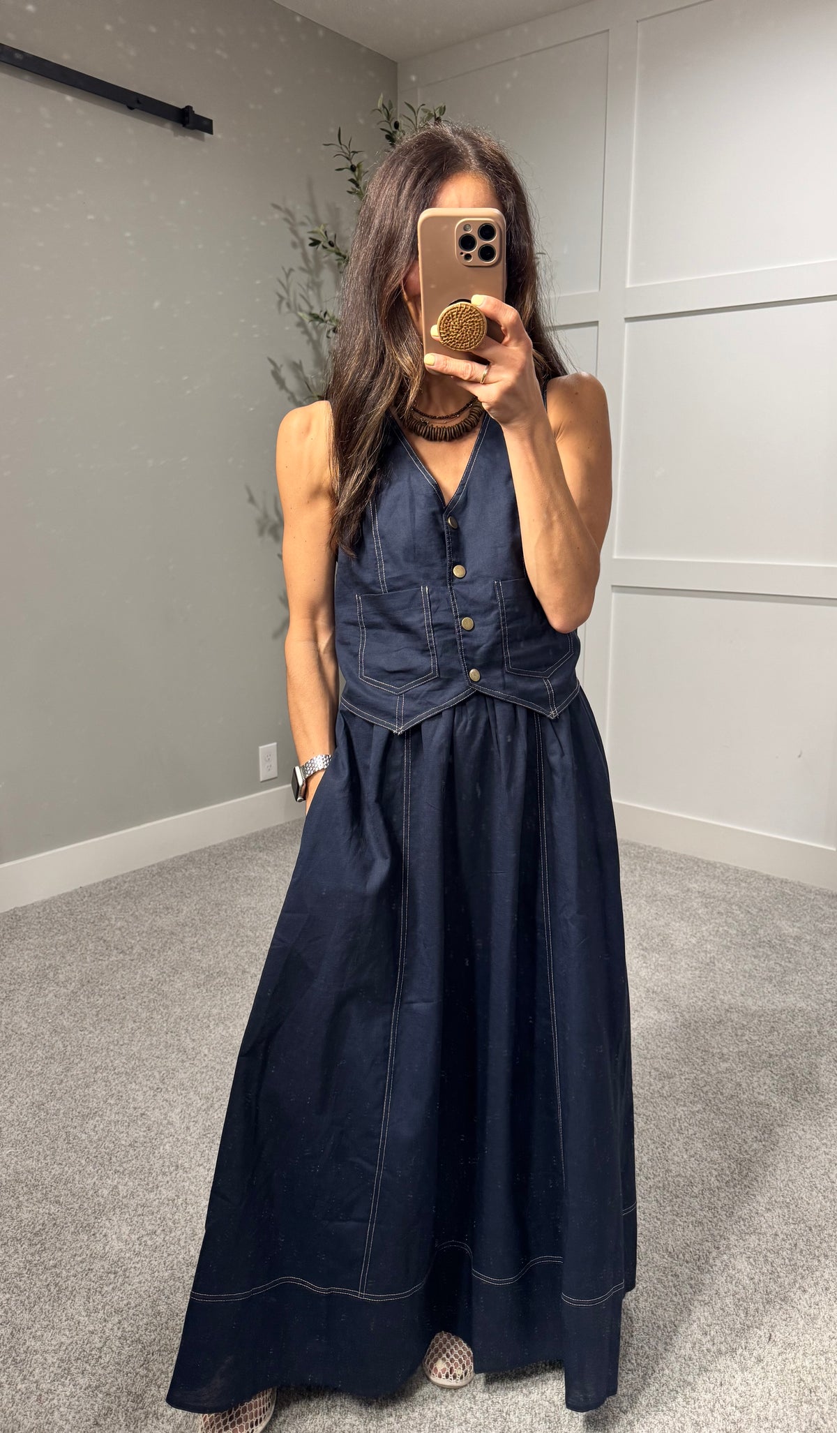 Hazel Dress | Navy