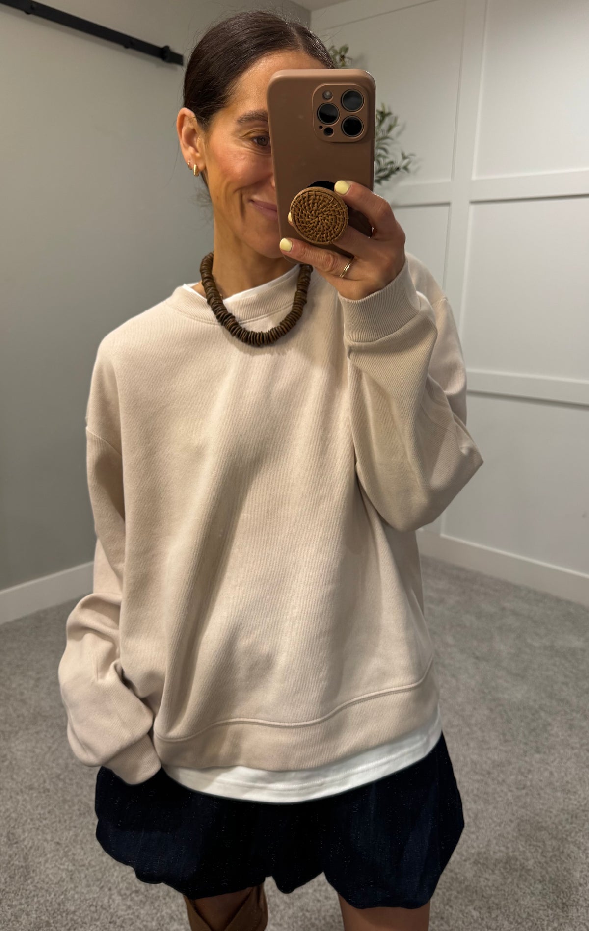 Clay Peekaboo Sweatshirt