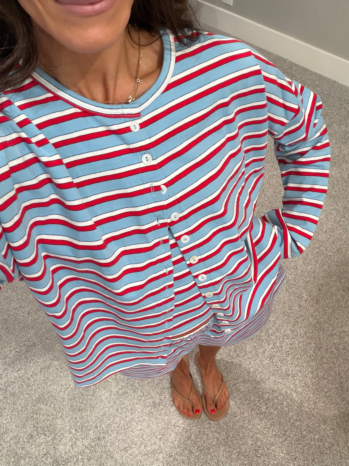 Summer Striped Cardigan