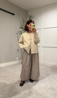 Chunky Rib Cardigan | Natural Cream