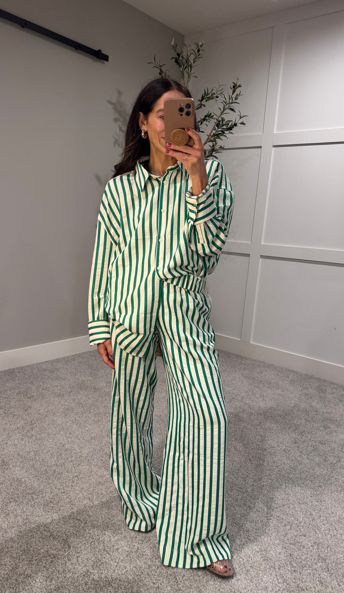 Hamptons Set | Green Stripe