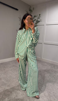 Hamptons Set | Green Stripe