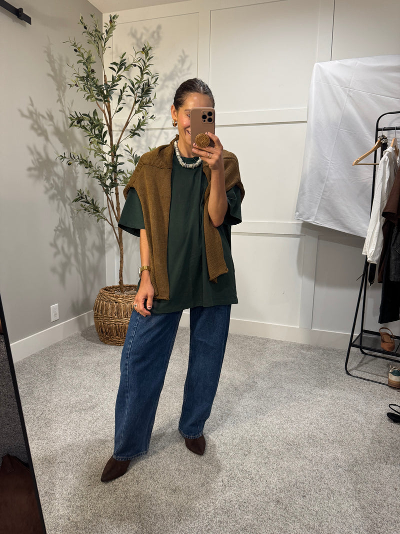Perfectly Oversized Tee | Hunter Green