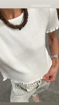 Elevated Essential Top | Cream