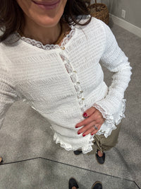 Lacey Top | Off White