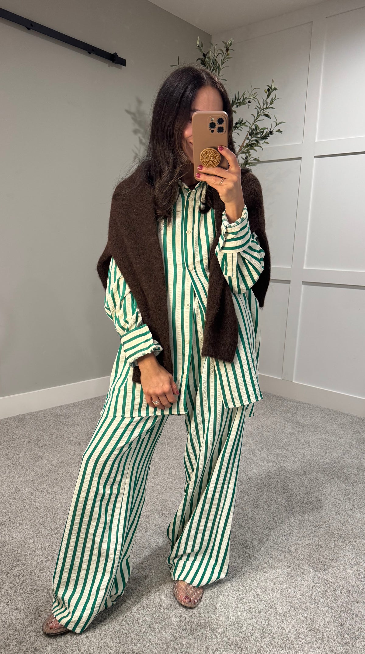 Hamptons Set | Green Stripe