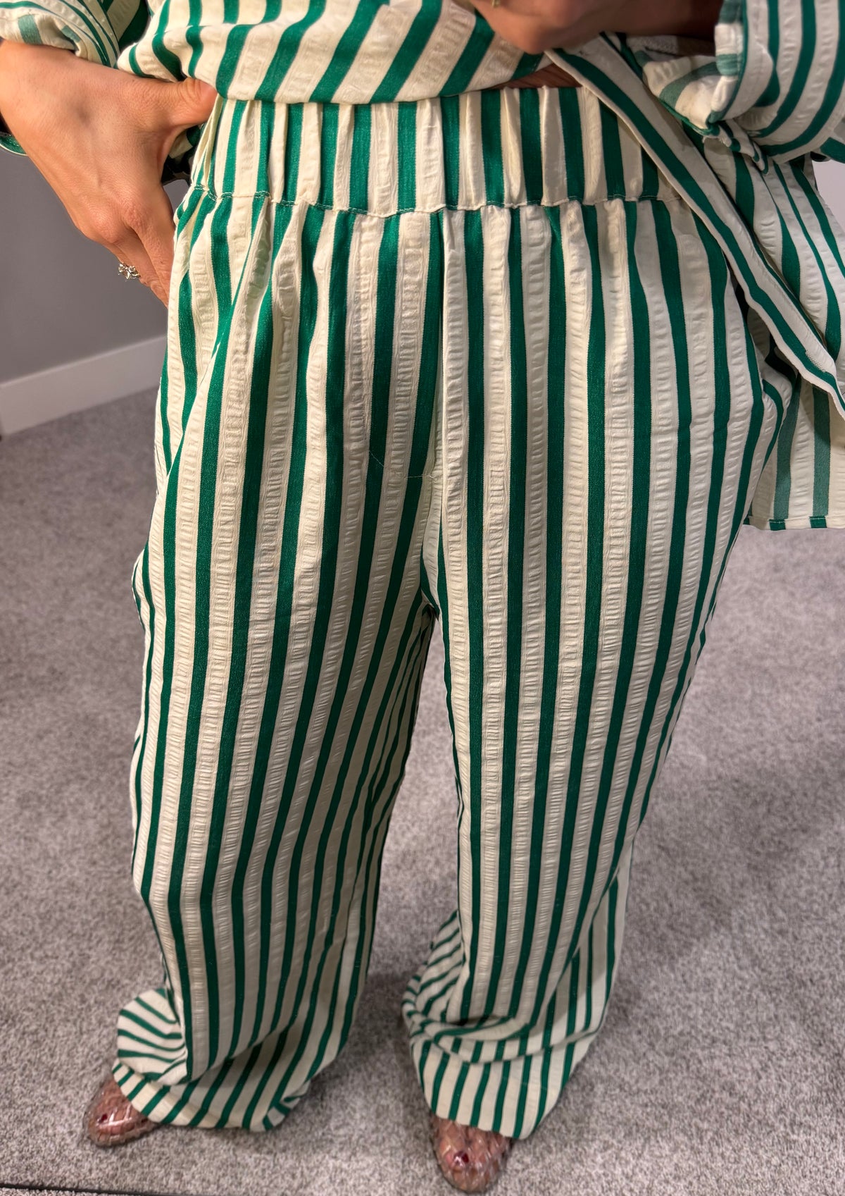 Hamptons Set | Green Stripe