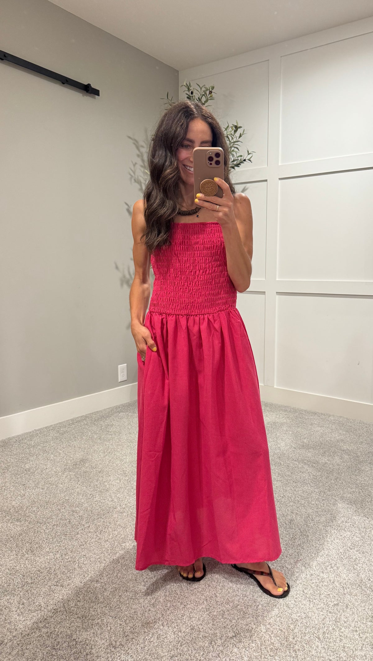 Raya Dress | Fuscia