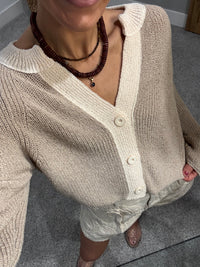 Eze Cardigan Sweater | Cream