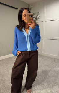 Eze Cardigan Sweater | Blue