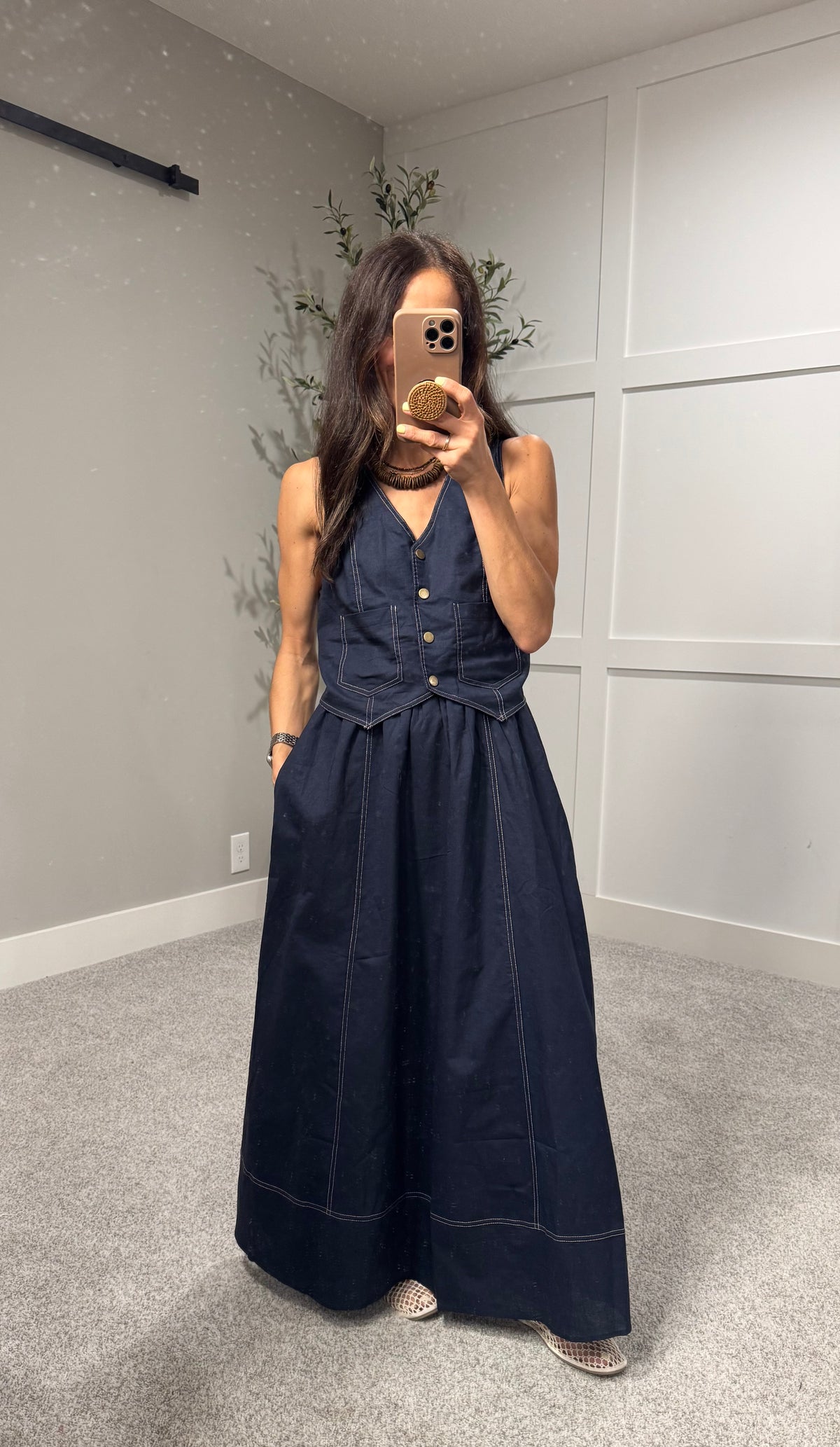 Hazel Dress | Navy