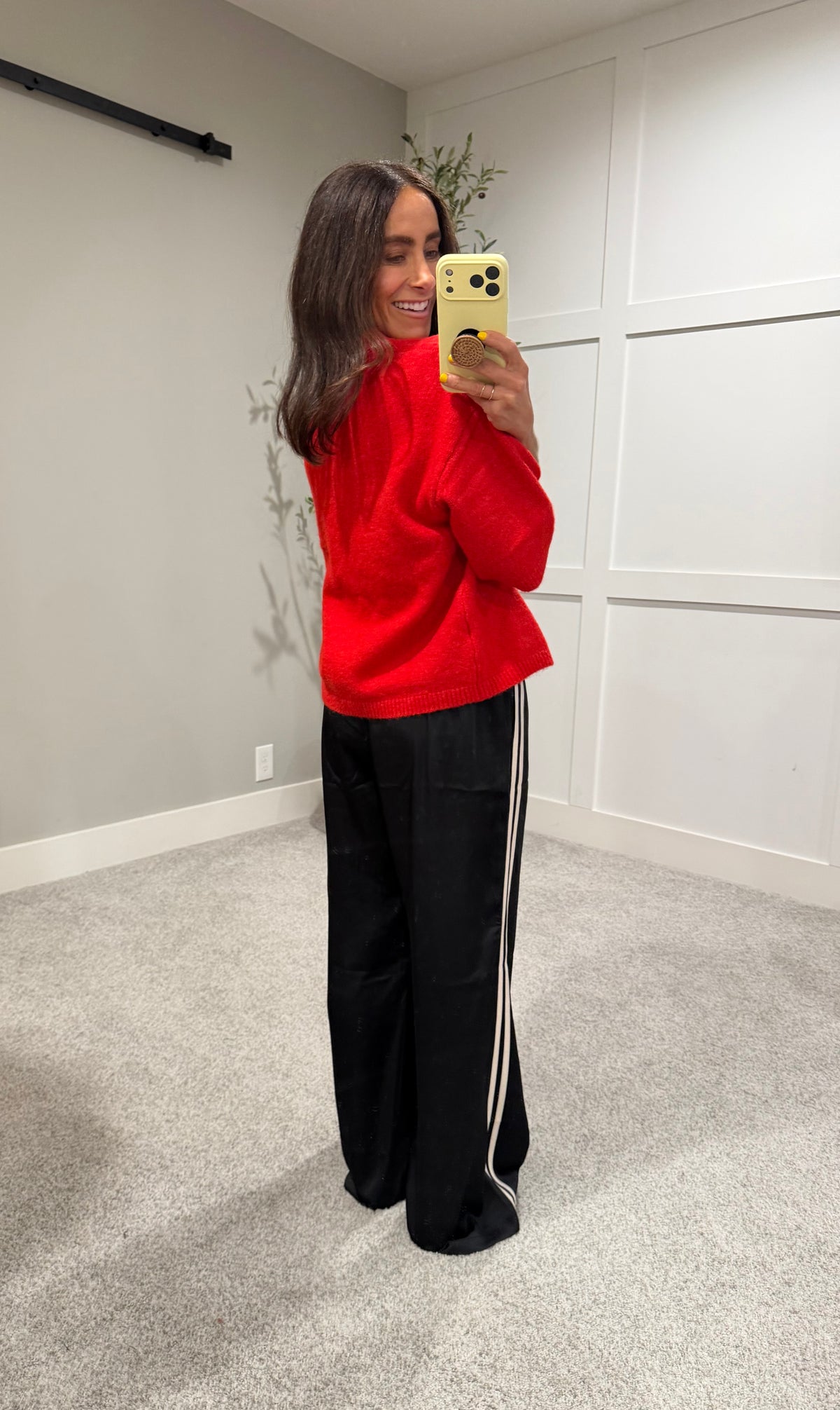 Rue Sweater Top | Red