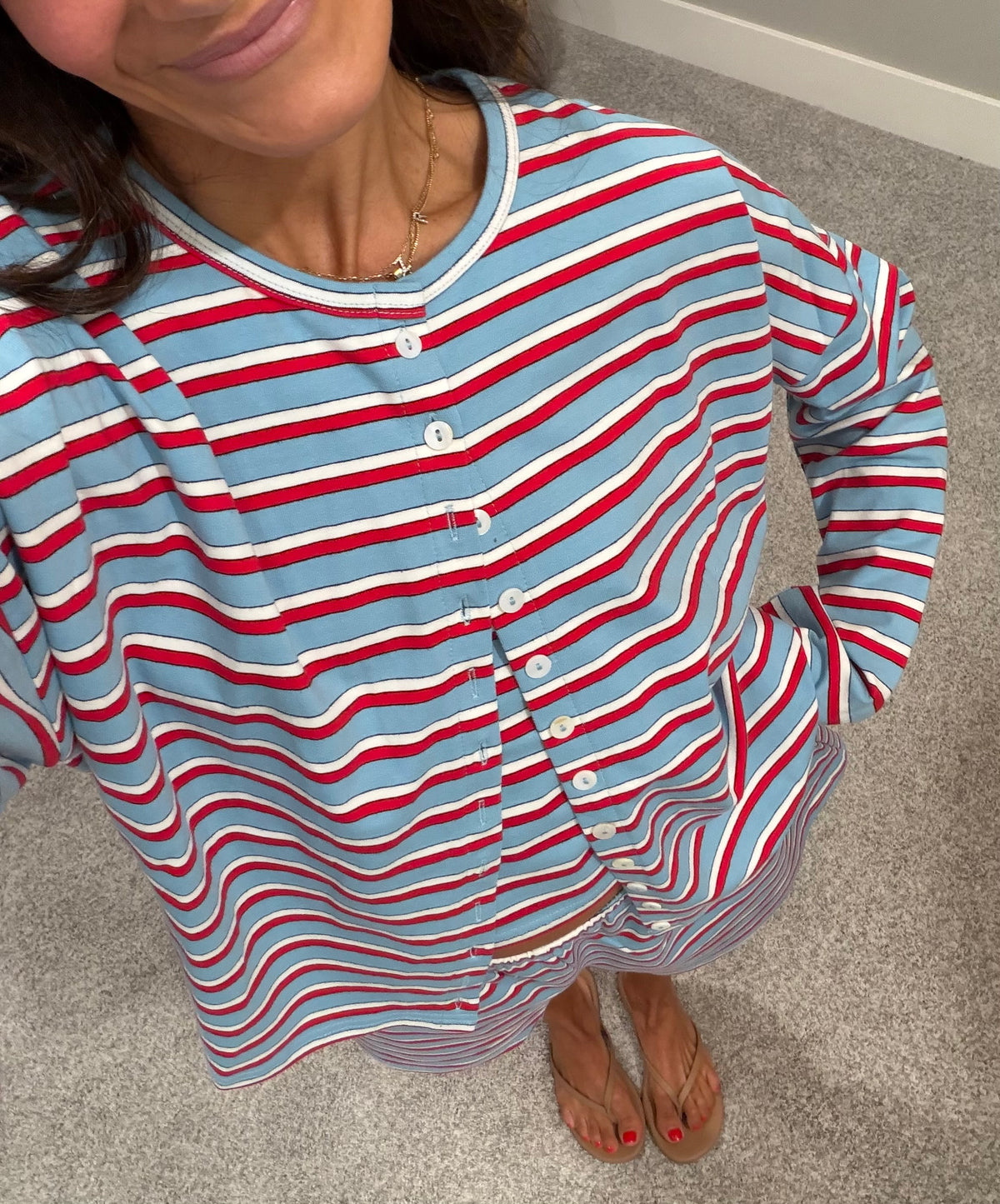 Summer Striped Cardigan