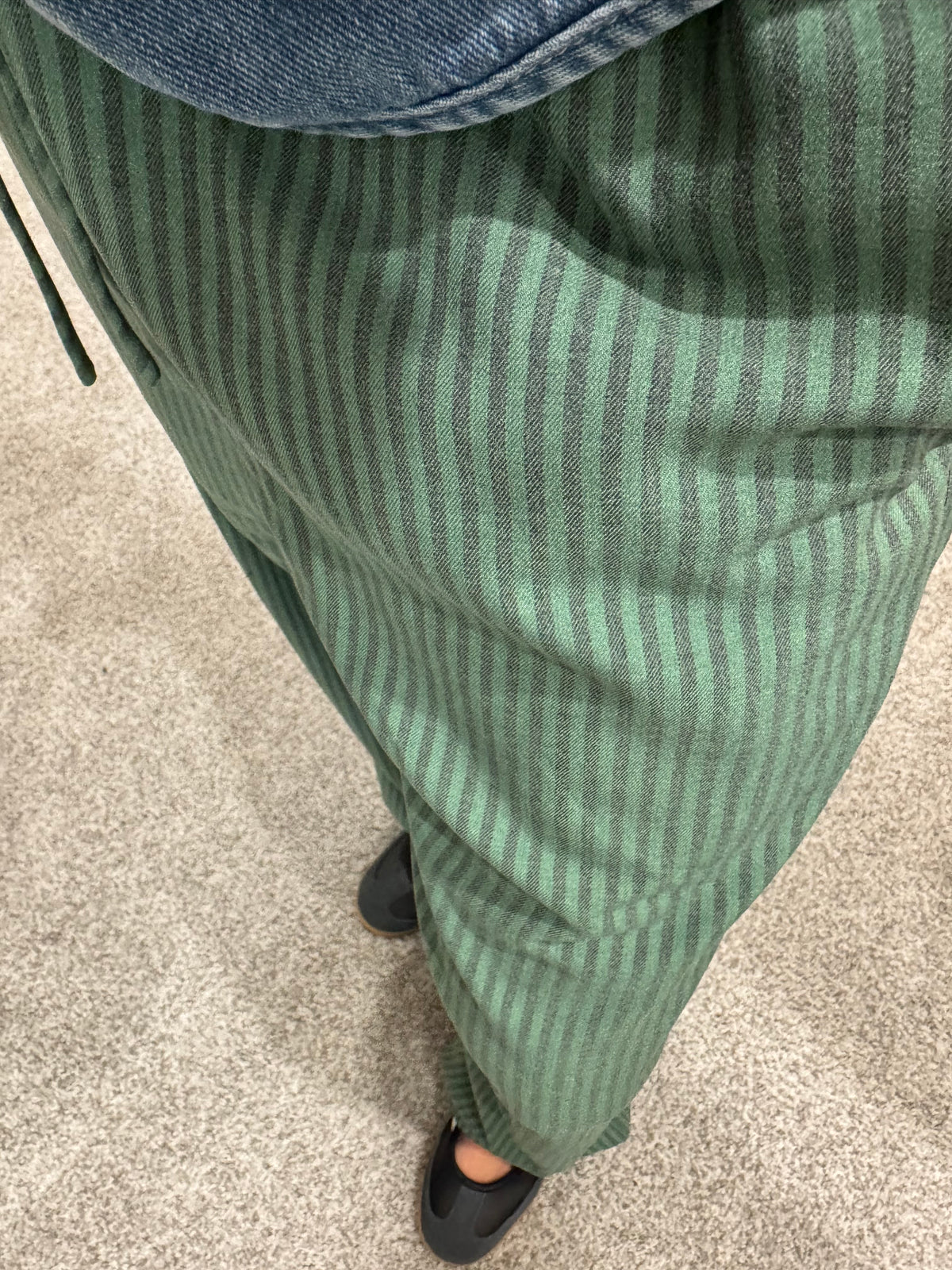 Dena Striped Pant | Green