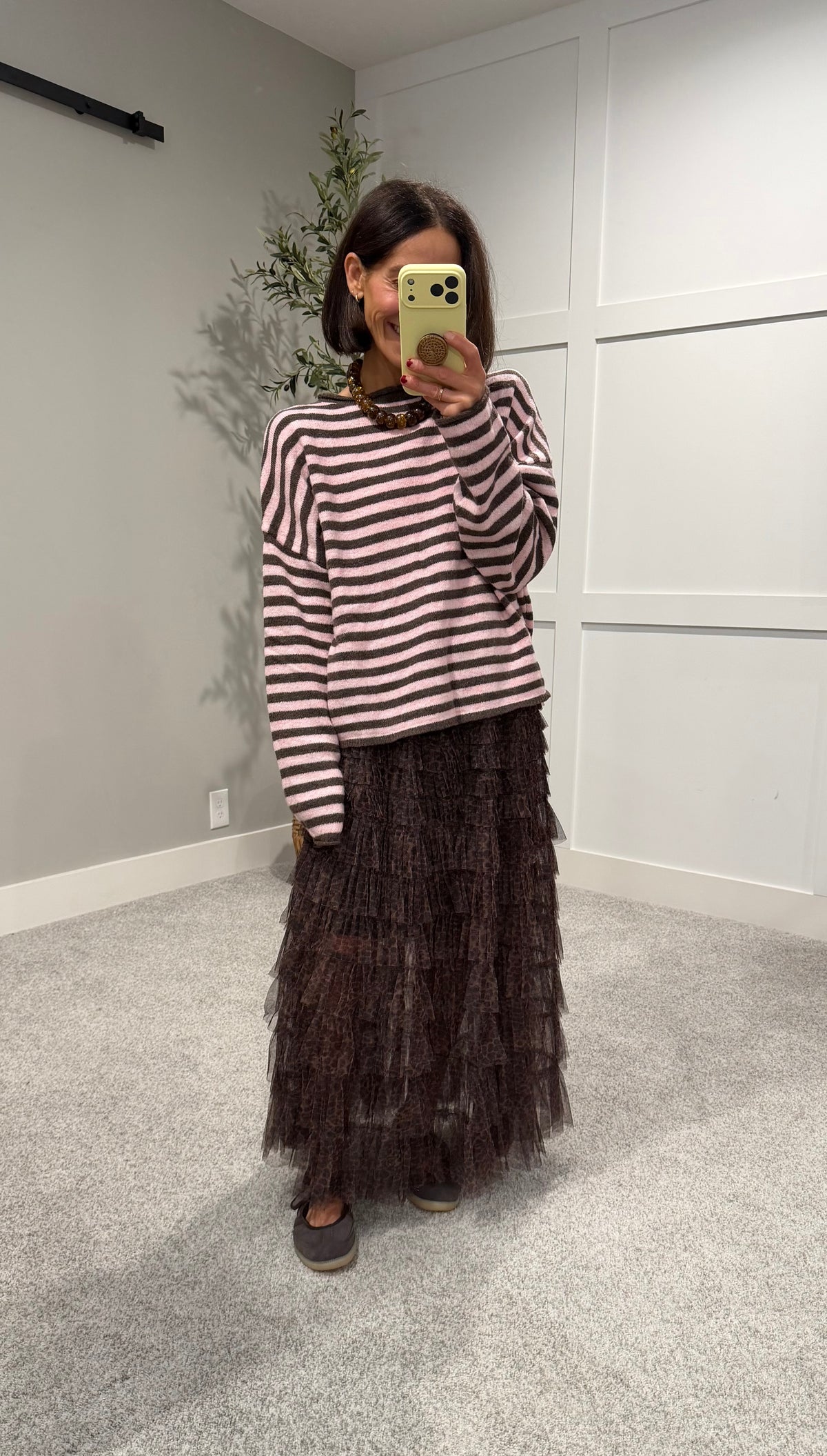 Leopard Tiered Skirt