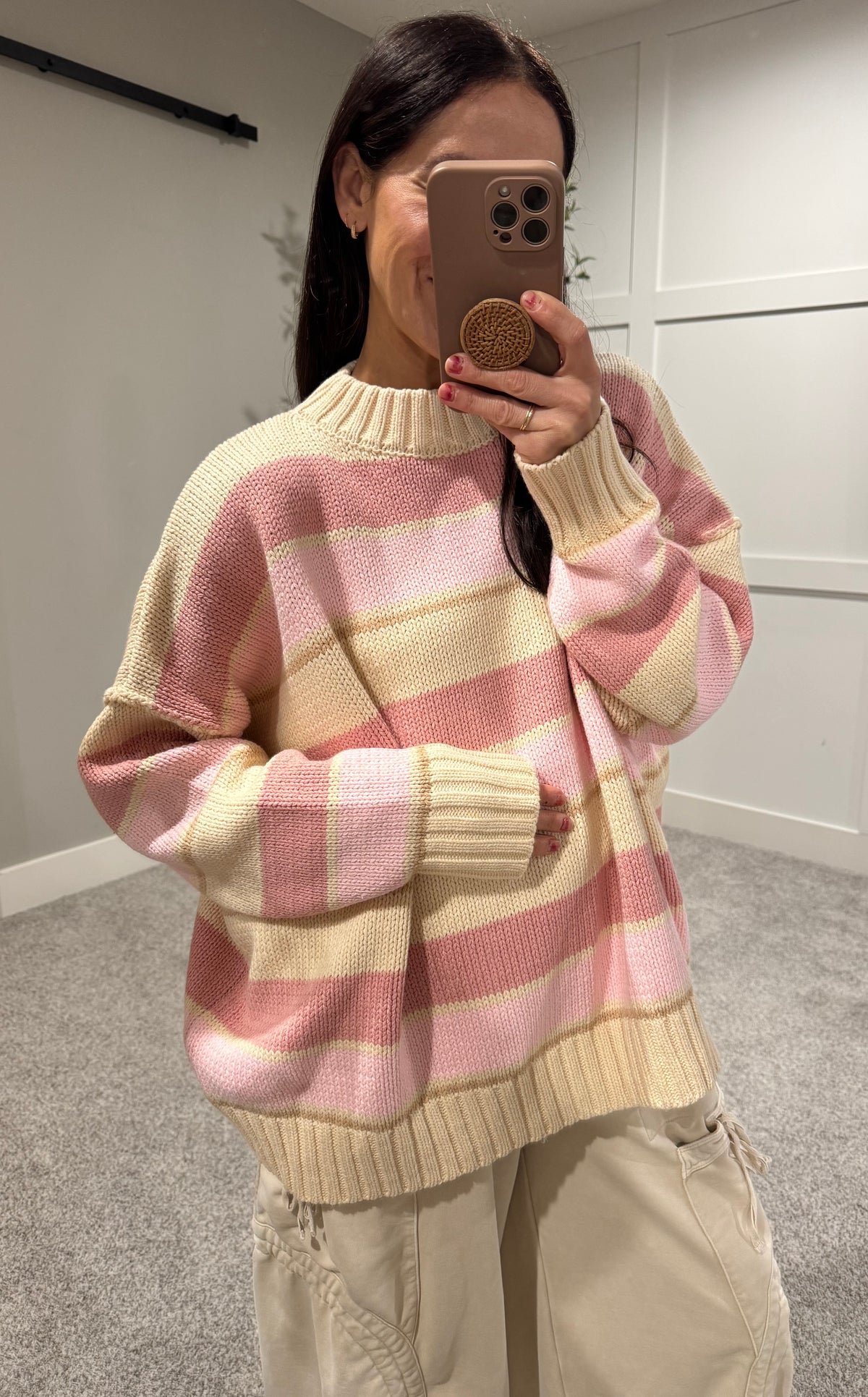 Pastel Striped Sweater