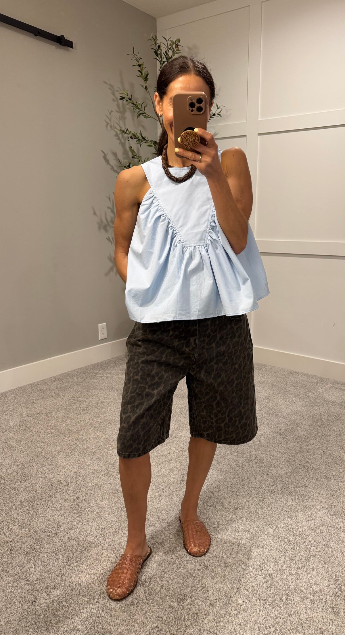 Gail Top | Light Blue