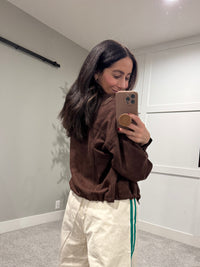 Sasha Suede Jacket | Brown