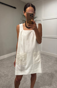 Lilly Linen Dress | Ivory